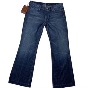 7 For All Mankind DOJO Flare Wide Leg Jeans Size 32